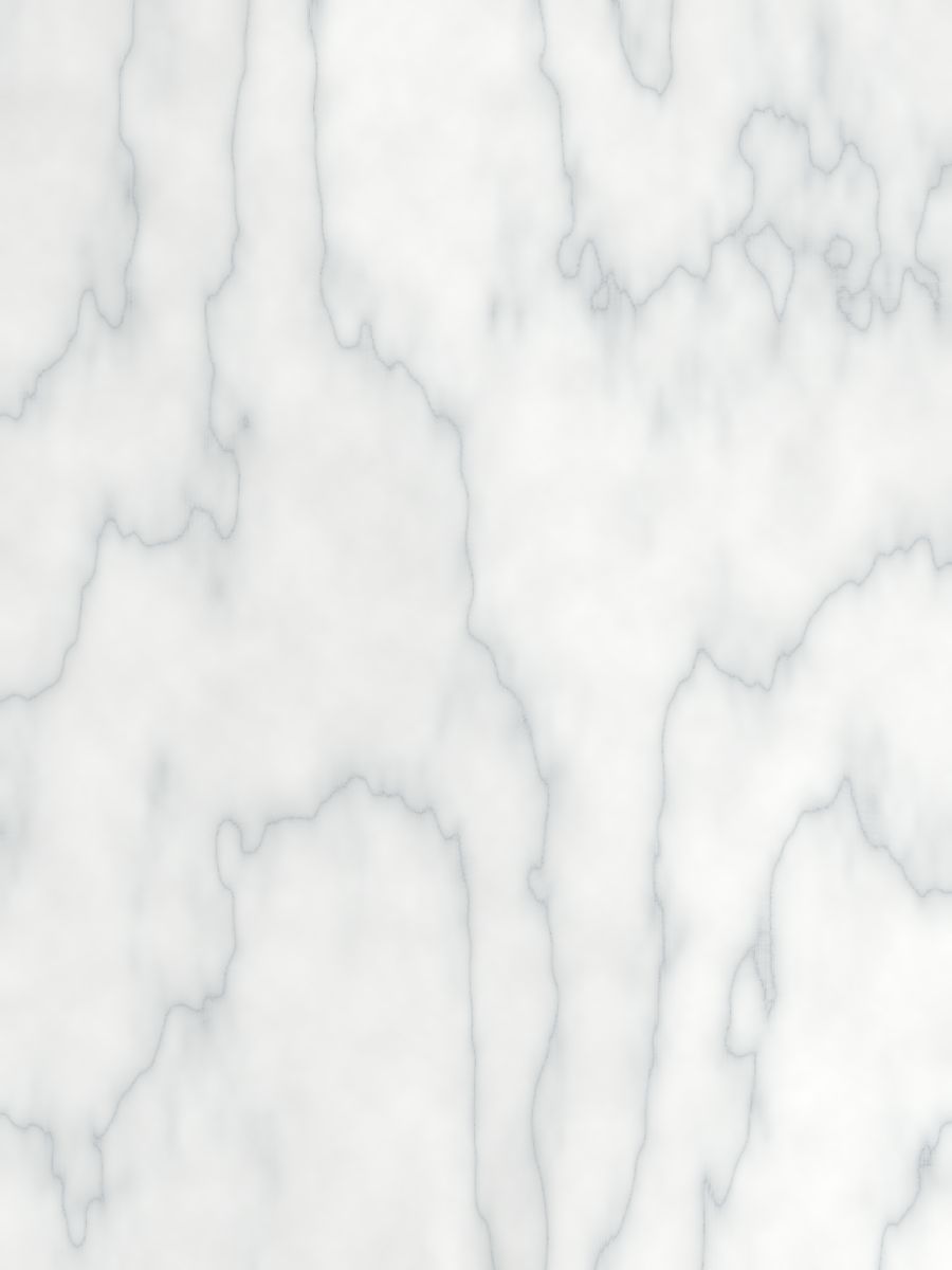White statuario-pattern marble with soft grey veining